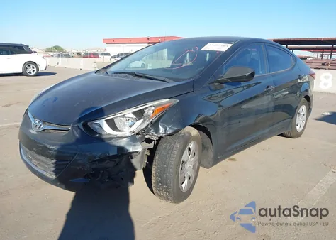 2016 Hyundai Elantra Se z USA, uszkodzony, nr VIN 5NPDH4AE2GH749746
